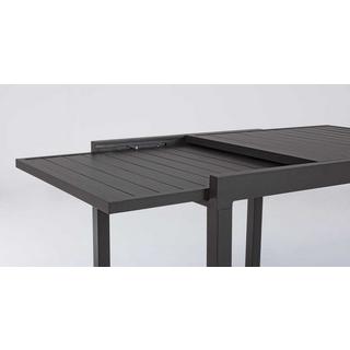 mutoni Table à rallonge de jardin Pelagius 83-166x80 anthracite  