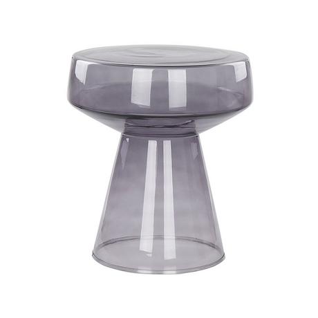 Beliani Table d'appoint en Verre Moderne LAGUNA  