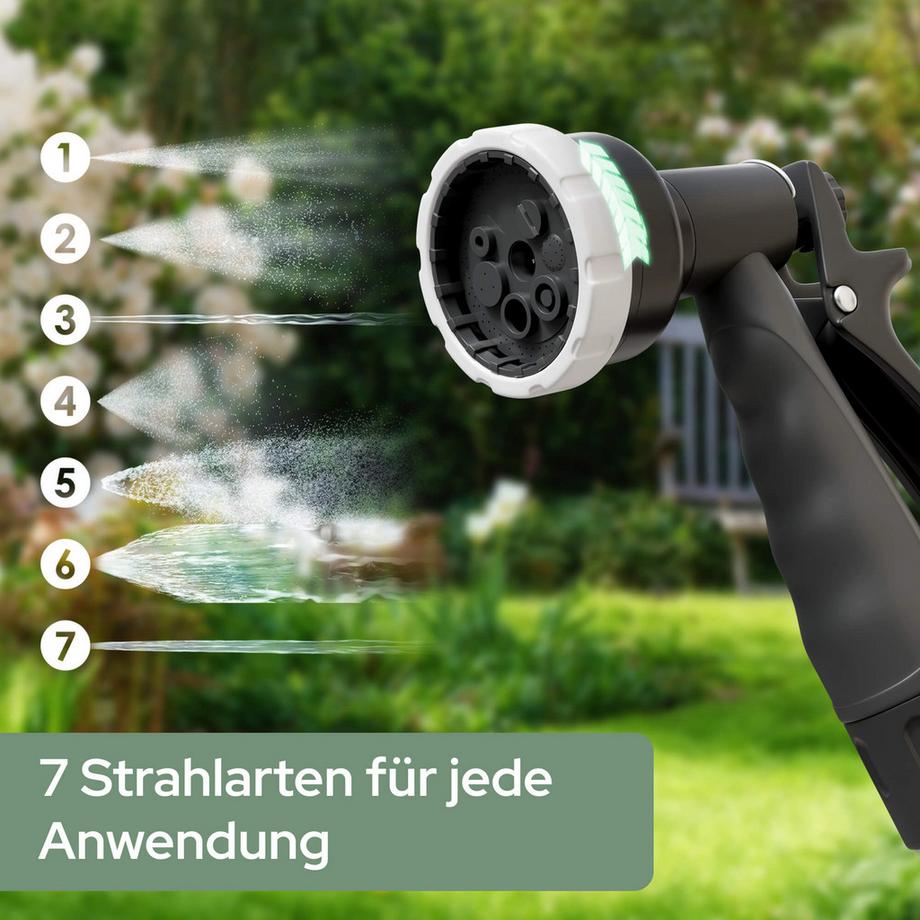 Arebos  Automatischer Gartenschlauchaufroller 35m 