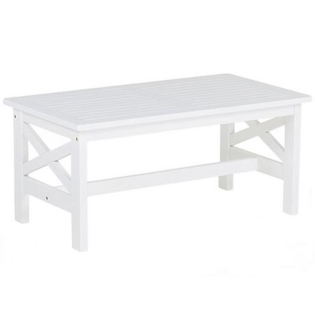 Beliani Table de salle à manger de jardin en Acacia Scandinave BALTIC  
