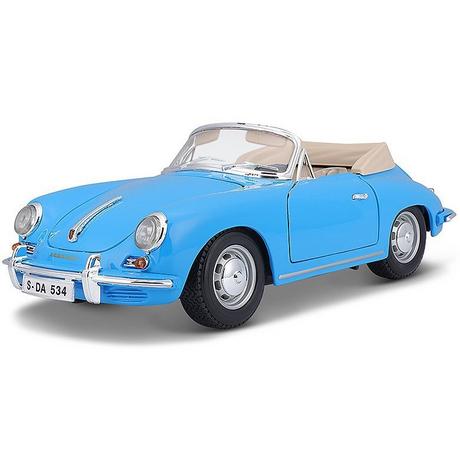 bburago  1:18 Porsche 356B Cabriolet 1961 Blau 