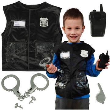 Set costume da poliziotto in costume di carnevale 3-8 anni