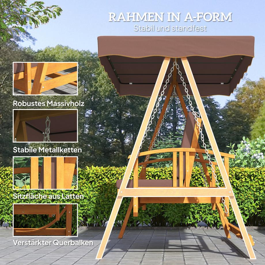 Outsunny Hollywoodschaukel  