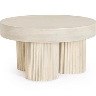 mutoni Table d'appoint Dacca naturel ronde 75  