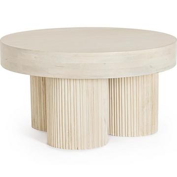 Table d'appoint Dacca naturel ronde 75