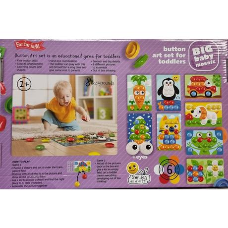 Montessori  Big Baby Mosaic/Mosaik - 39 pcs/teilig - 6 colors/Farben Montessori® by Far far land 