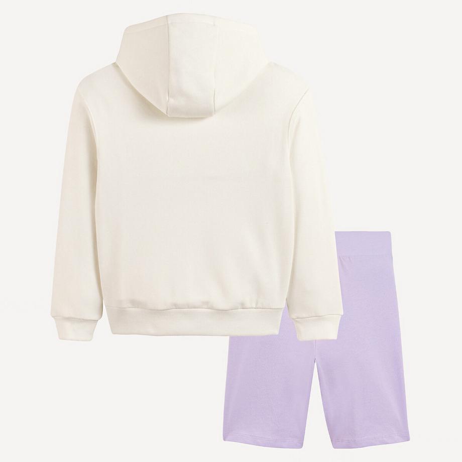 La Redoute Collections  2-teiliges Set aus Kapuzensweatshirt & Radlerhose 