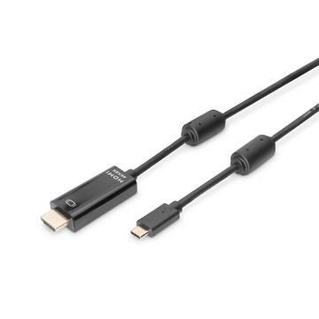 Digitus Cavo adattatore USB Type-C™ 2a gen, Type-C™ a HDMI A