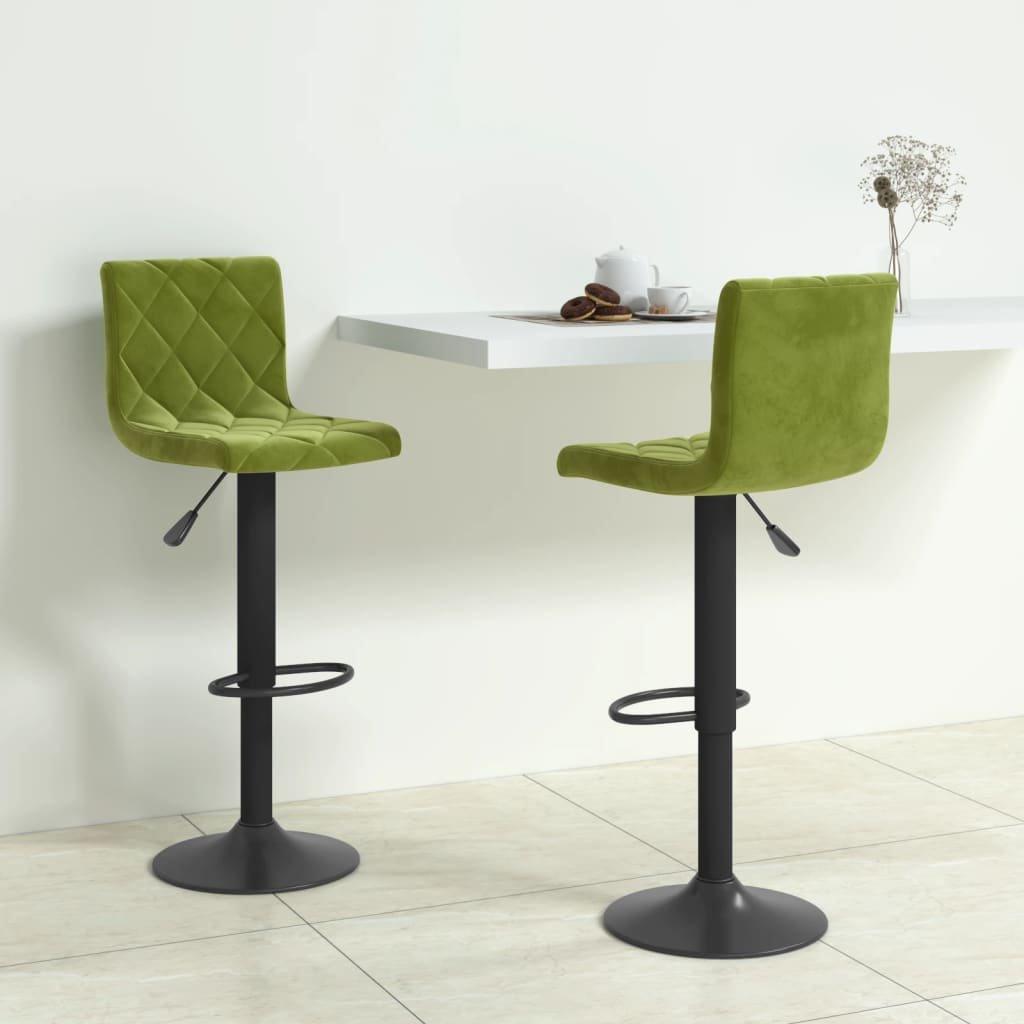 VidaXL Tabouret de bar velours  