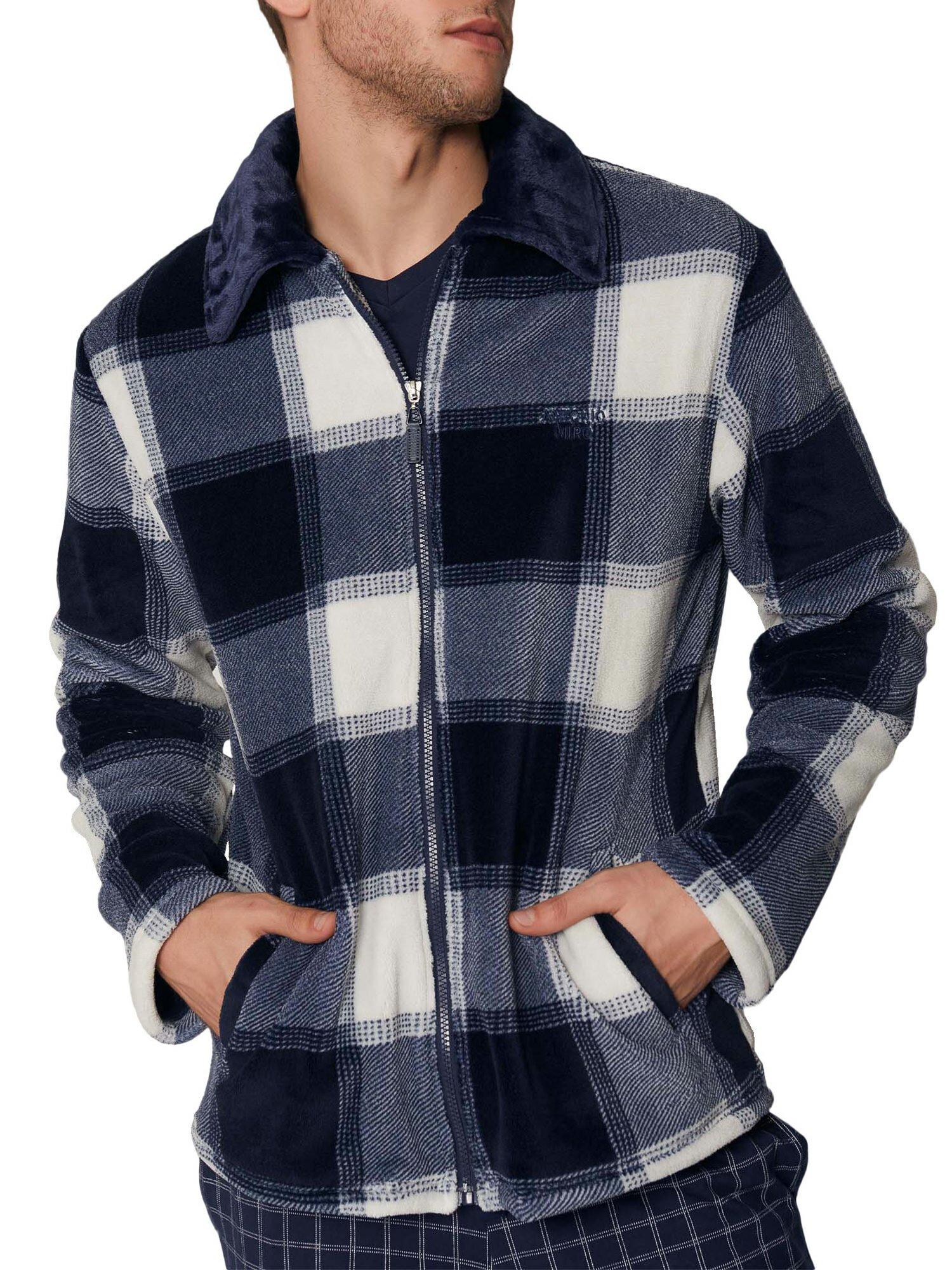 Image of Innenjacke Jacquard Antonio Miro Herren Blau S