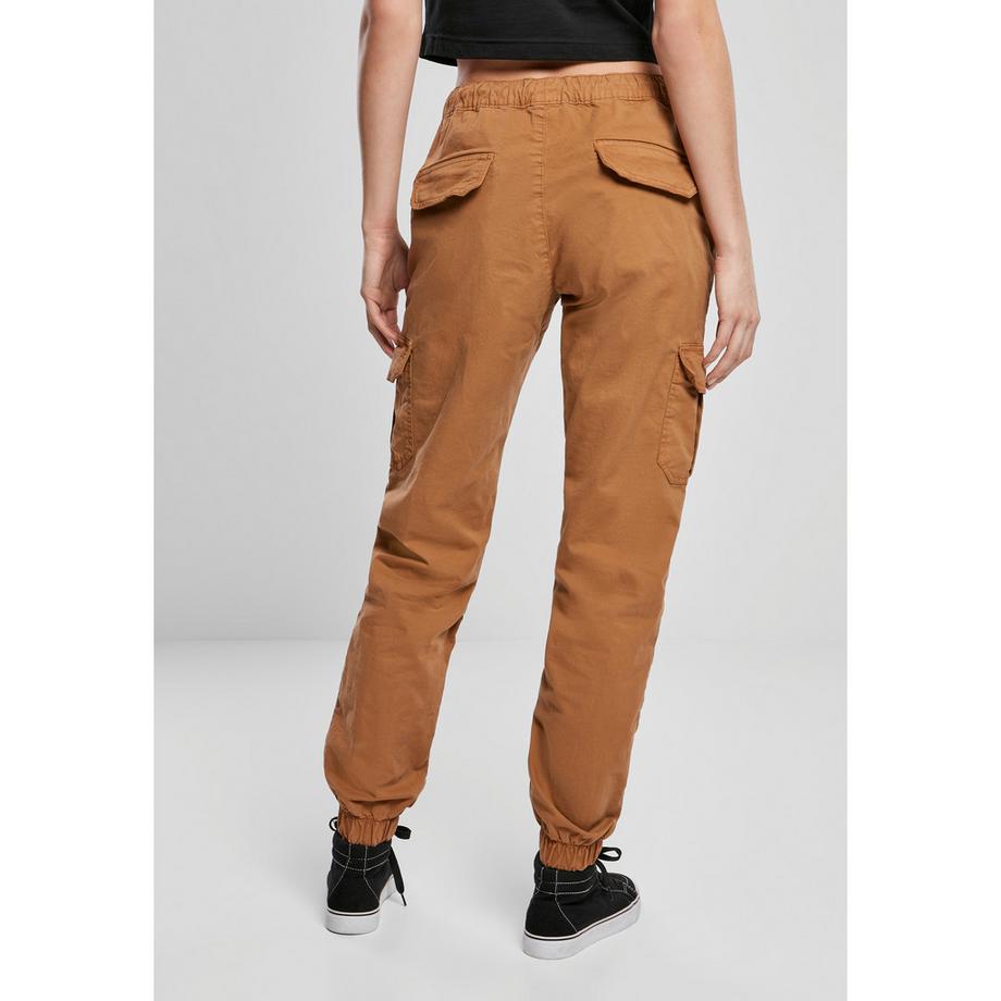 URBAN CLASSICS Pantalon Jogging Cargo Taille Haute  