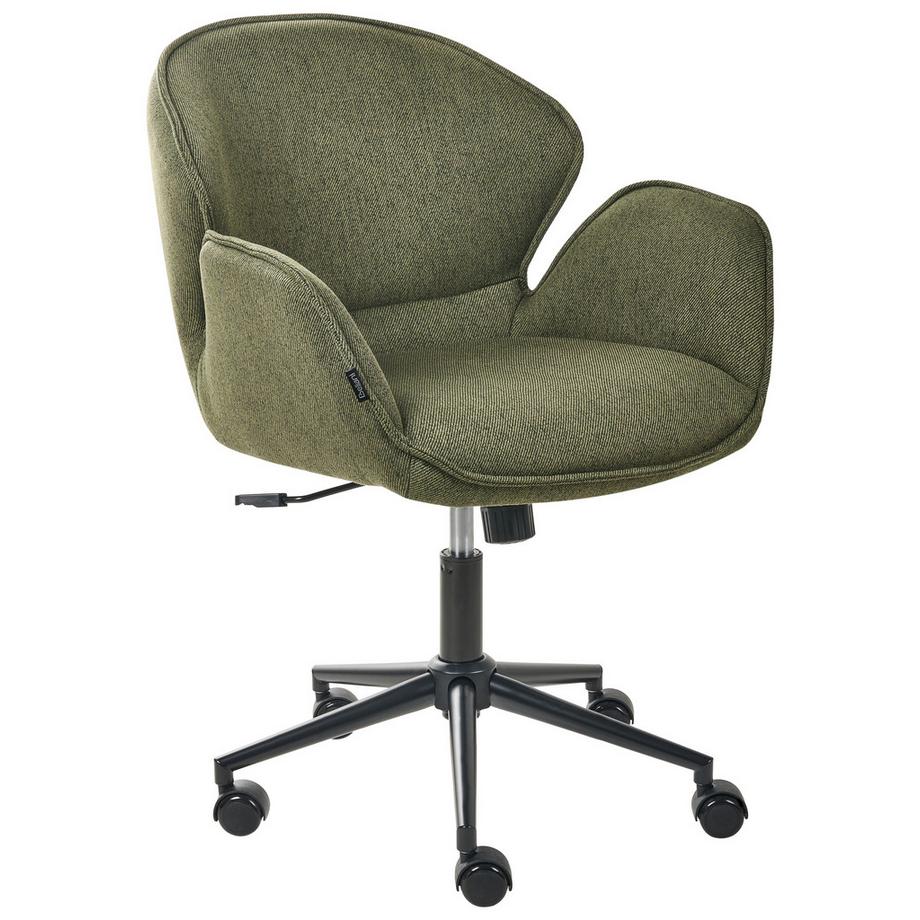 Chaise de bureau en Tissu Moderne BELMAR