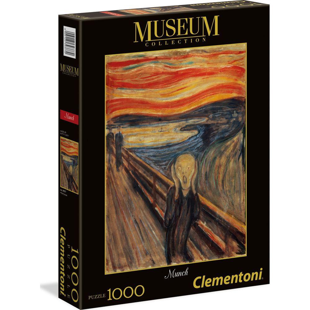 Clementoni  Puzzle Edvard Munch Der Schrei (1000Teile) 