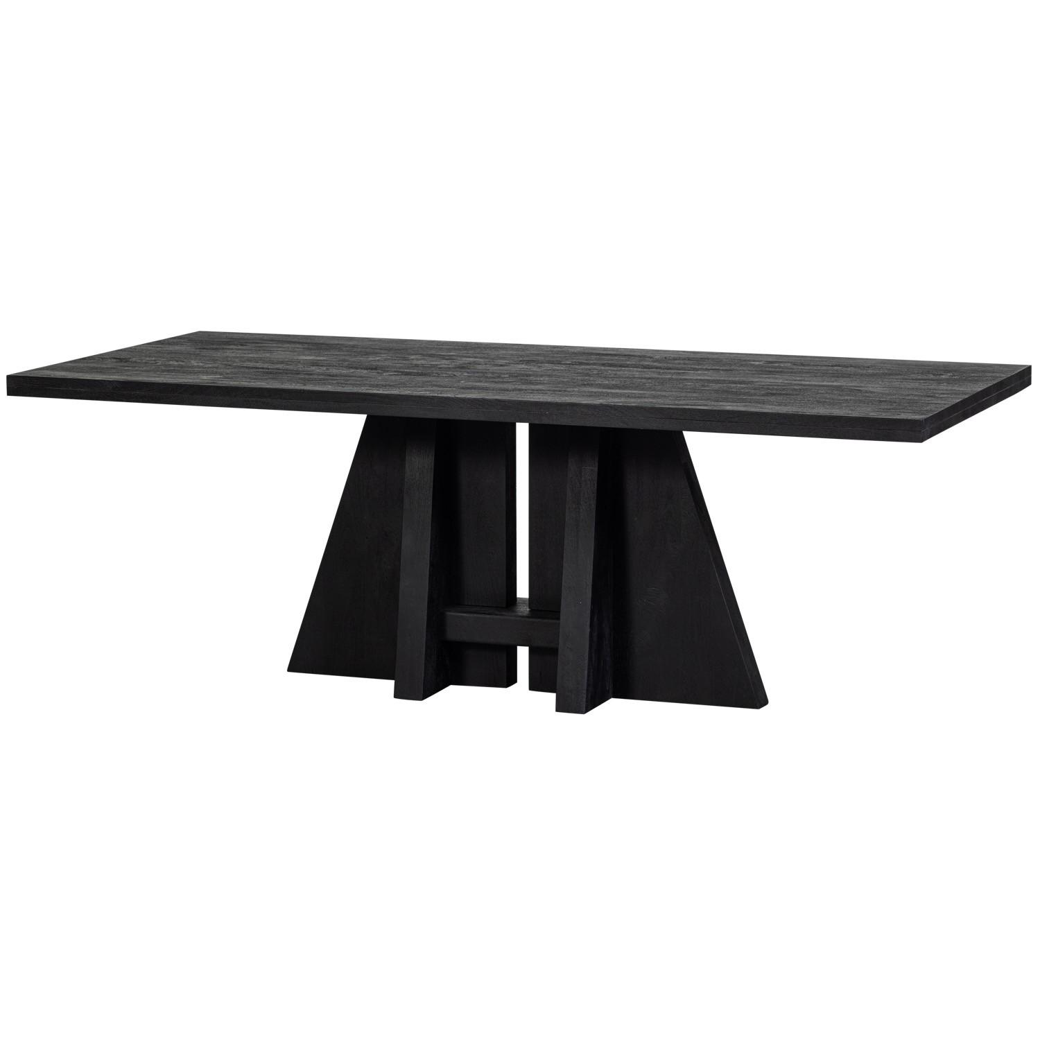 mutoni Table à manger Kean en manguier noir 220x100  