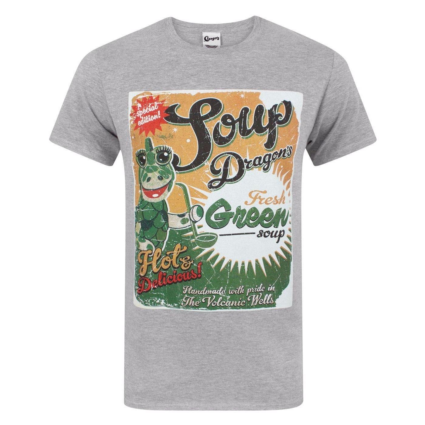 Image of Clangers 'Soup Dragon's Fresh Green Soup' T-Shirt - S