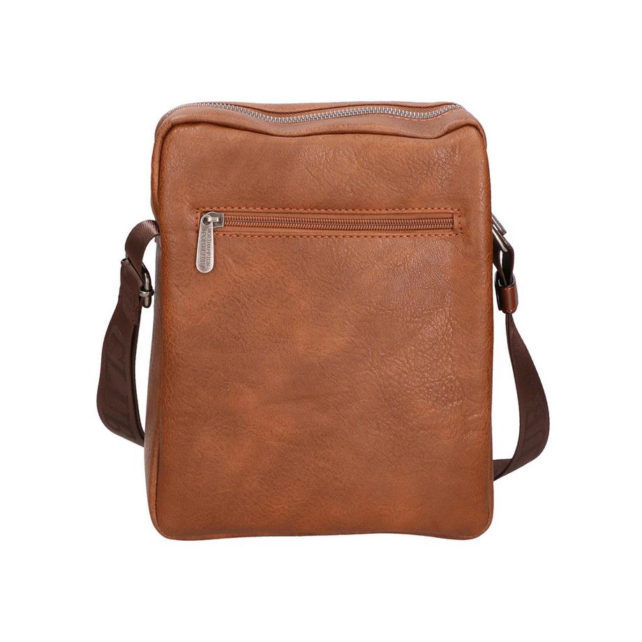 Northampton Polo Club Borsa a Tracolla Messenger in Pelle PU a Scomparto Unico  