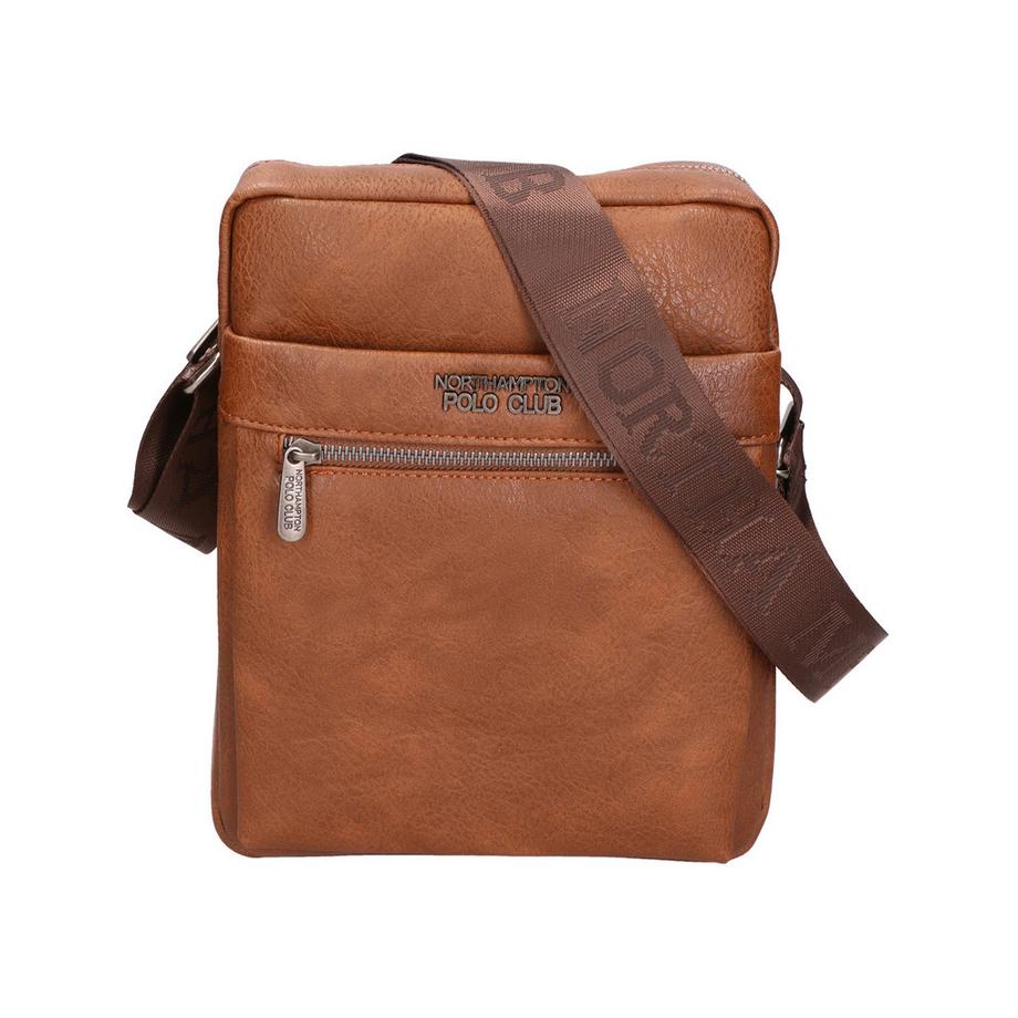 Northampton Polo Club Borsa a Tracolla Messenger in Pelle PU a Scomparto Unico  