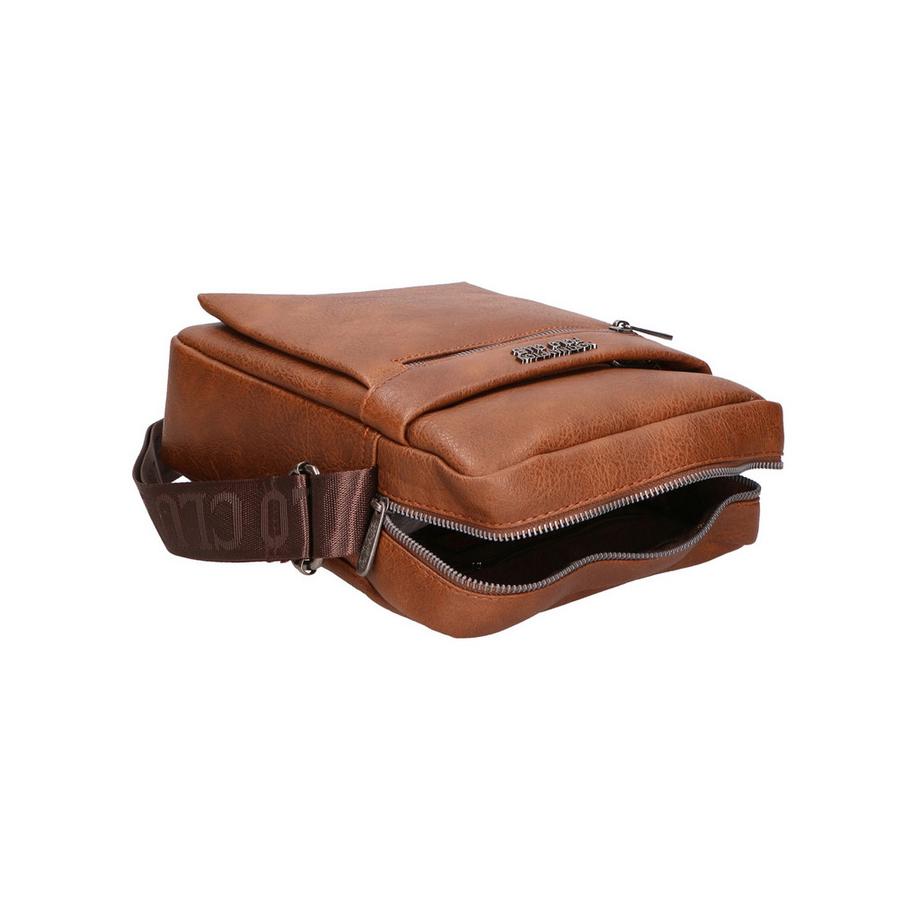 Northampton Polo Club Borsa a Tracolla Messenger in Pelle PU a Scomparto Unico  