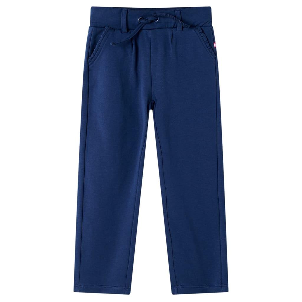 Image of Kinderhosen Baumwolle Unisex Blau 128