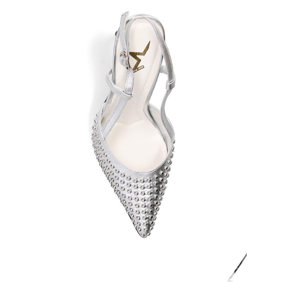 Marc Ellis Spitz zulaufender Slingback Absatzschuh  