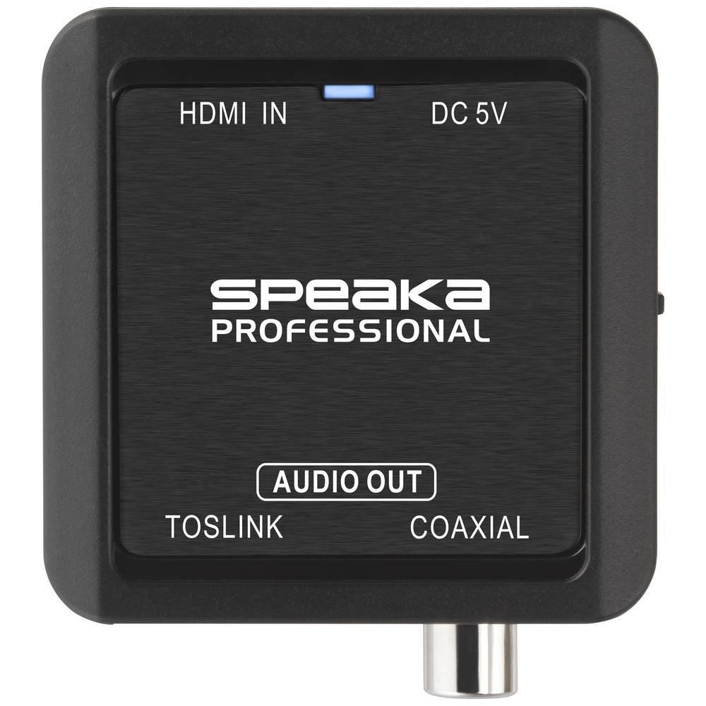 SpeaKa Professional  Audio Konverter [HDMI - Koaxial, Toslink] 