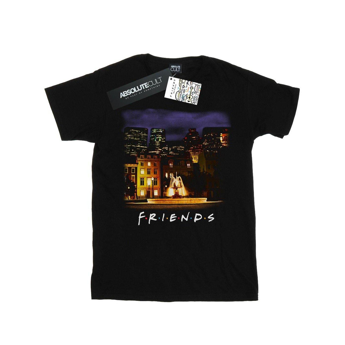 Image of Nightime Fountain Tshirt Jungen Schwarz 152-158