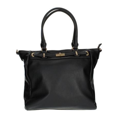 Gallantry  Borsa shopper in similpelle nera 