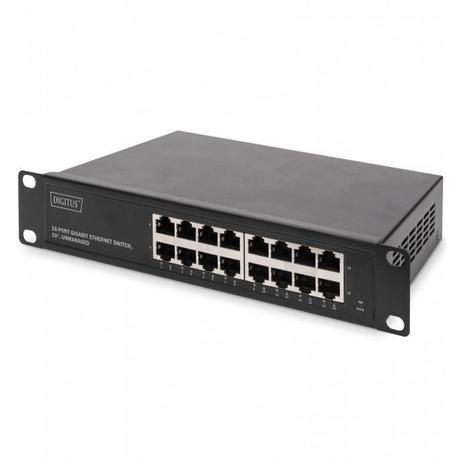 Digitus  Gigabit Ethernet Switch (10", 16-Port, Unmanaged) 