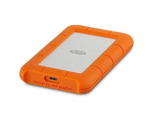 Image of LACIE LaCie Rugged USB-C Externe Festplatte 1000 GB Orange, Silber - 1 TB
