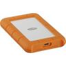 LACIE  LaCie Rugged USB-C disque dur externe 1000 Go Orange, Argent 