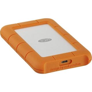 LACIE  LaCie Rugged USB-C disco rigido esterno 1000 GB Arancione, Argento 