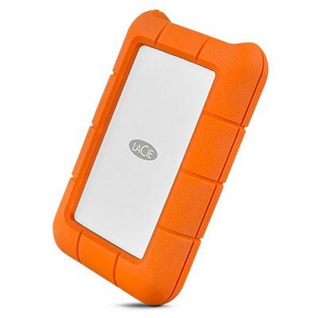 LACIE  LaCie Rugged USB-C Externe Festplatte 1000 GB Orange, Silber 