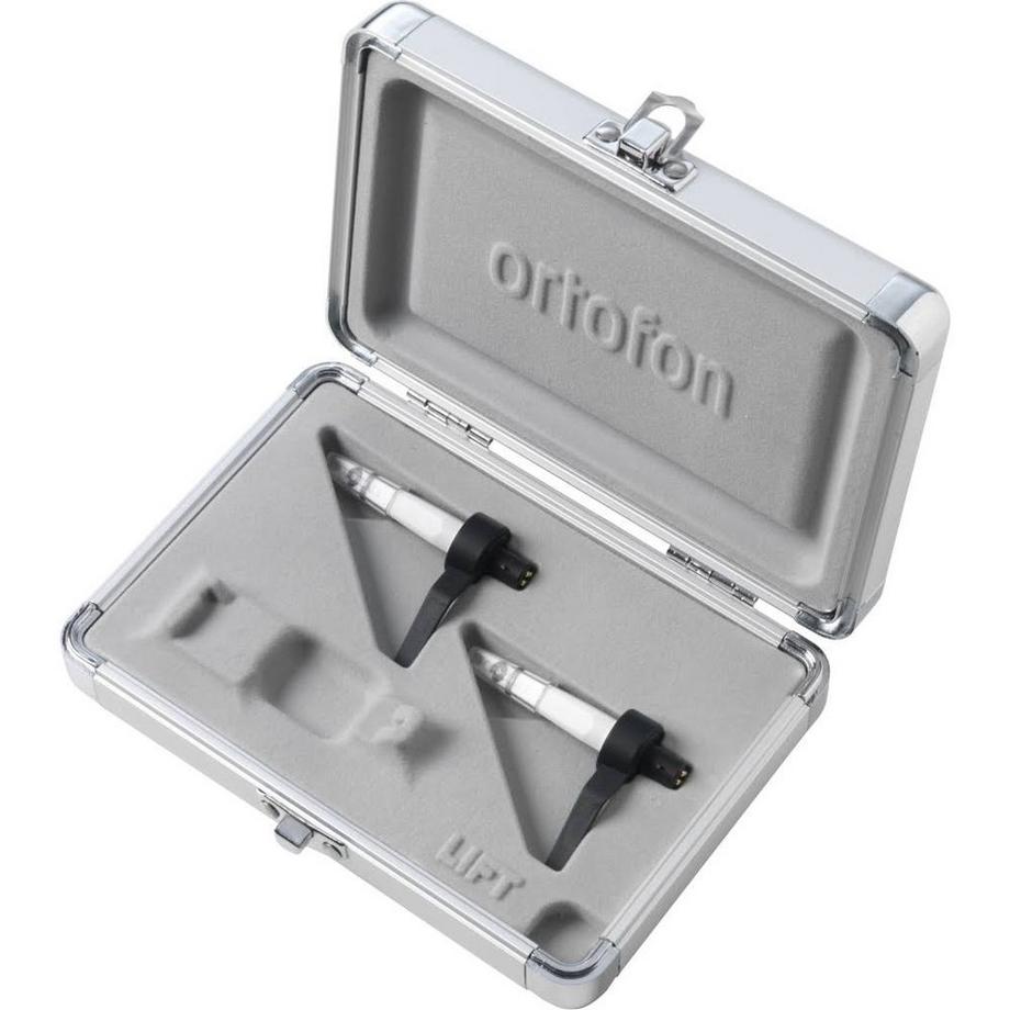 Ortofon Concorde MkII SCRATCH Twin Cartuccia DJ Nero, Bianco
