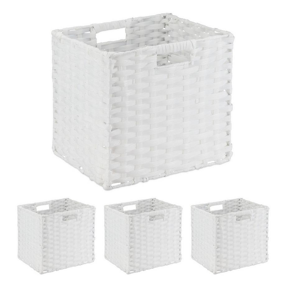 Set di 4 cestini portaoggetti