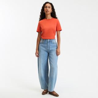 La Redoute Collections Rundhals Kurzarm T-Shirt  