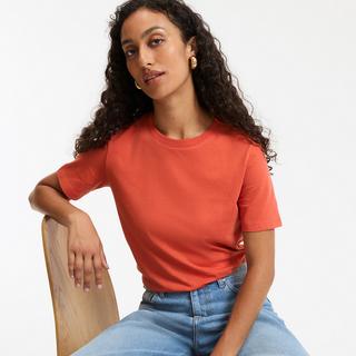 La Redoute Collections Rundhals Kurzarm T-Shirt  