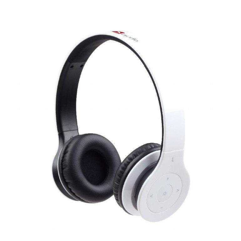 GEMBIRD  Gembird BHP-BER-W écouteur/casque Sans fil Arceau Appels/Musique Bluetooth Blanc 