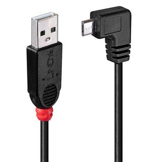 LINDY  31975 USB Kabel 0,5 m USB 2.0 USB A Micro-USB B Schwarz 