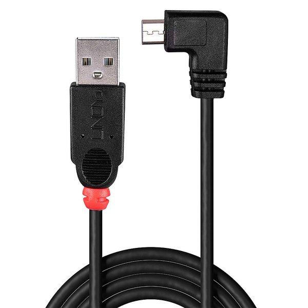 LINDY  31975 USB Kabel 0,5 m USB 2.0 USB A Micro-USB B Schwarz 