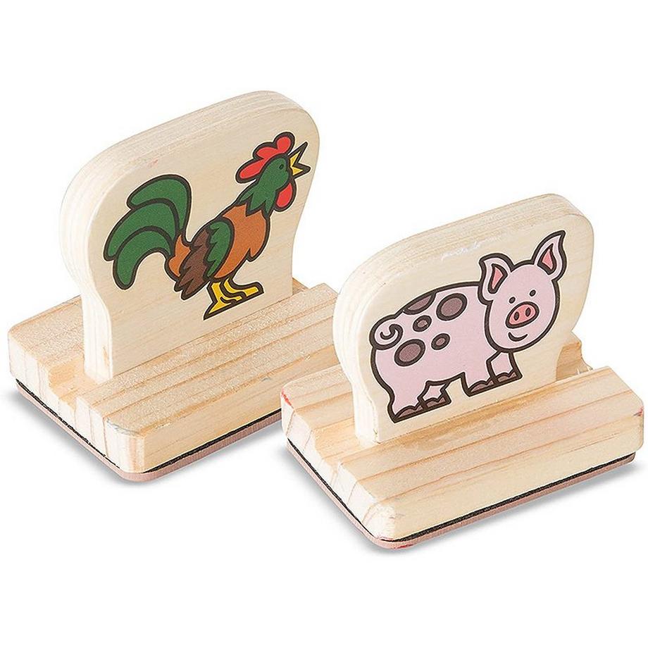 Melissa & Doug Melissa & Doug MON PREMIER JEU DE TIMBRES – ANIMAUX DE LA FERME  