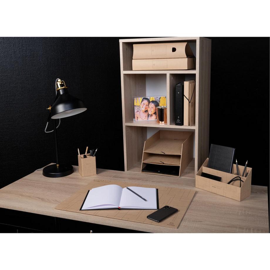 Exacompta Trieur vertical / porte lettres 3 compartiments carton Eterneco - x 4  