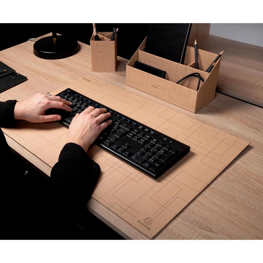 Exacompta Trieur vertical / porte lettres 3 compartiments carton Eterneco - x 4  