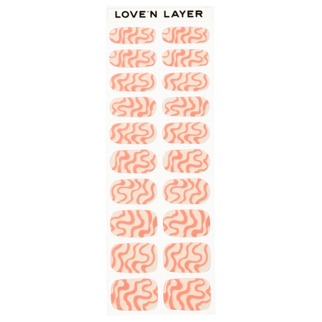 Lovenlayer  Nagelfolie Sweet Swirl Pale Coral 