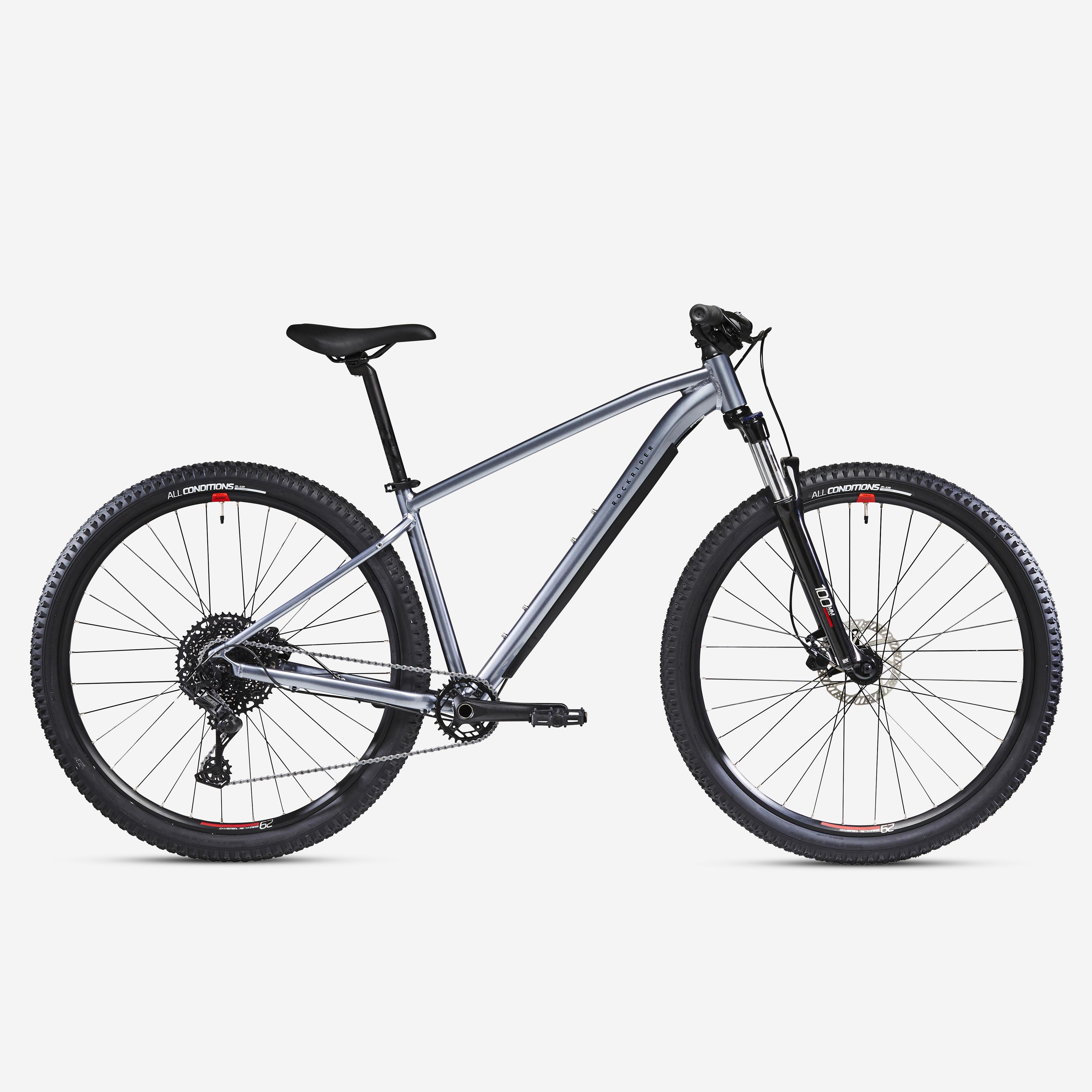 Image of Mountainbike - Mtb Explore 520 29 Unisex Gewittergrau L-175-184CM
