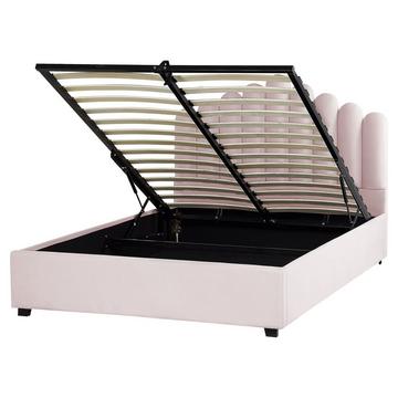 Letto contenitore en Velluto Moderno VINCENNES