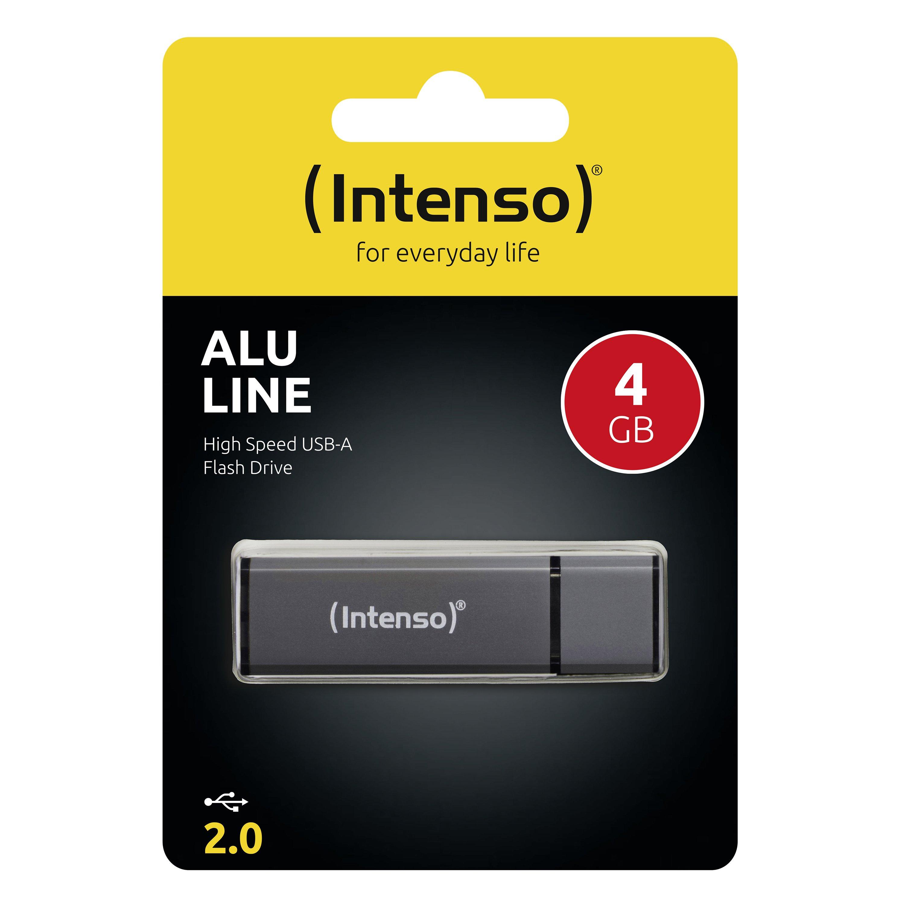 Intenso  Intenso Alu Line lecteur USB flash 4 Go USB Type-A 2.0 Anthracite 