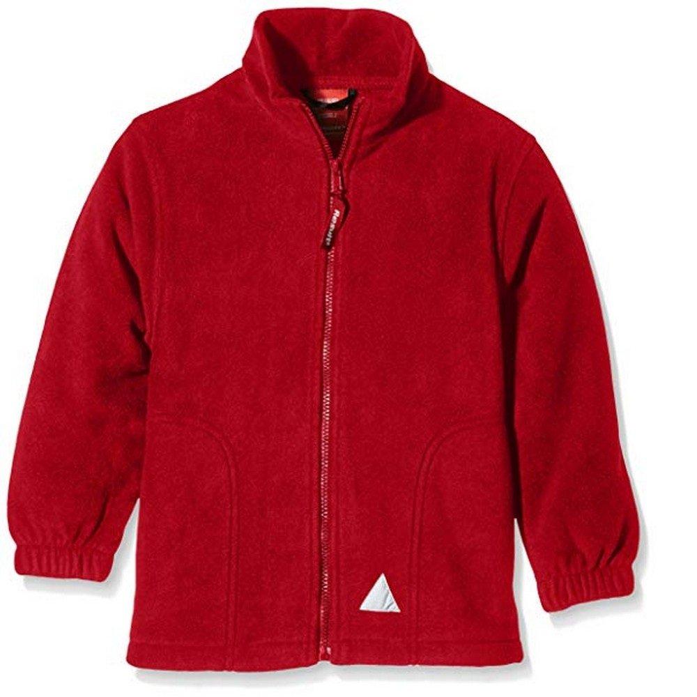 Image of Micron Fleece Jacke Unisex Rot Bunt 158/164