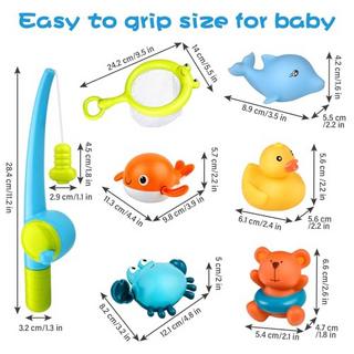 Activity-board  Baby-Badespielzeug, Aufzieh-Badespielzeug Magnetisches Angel-Badespielzeug Schwimmendes Badespielzeug 