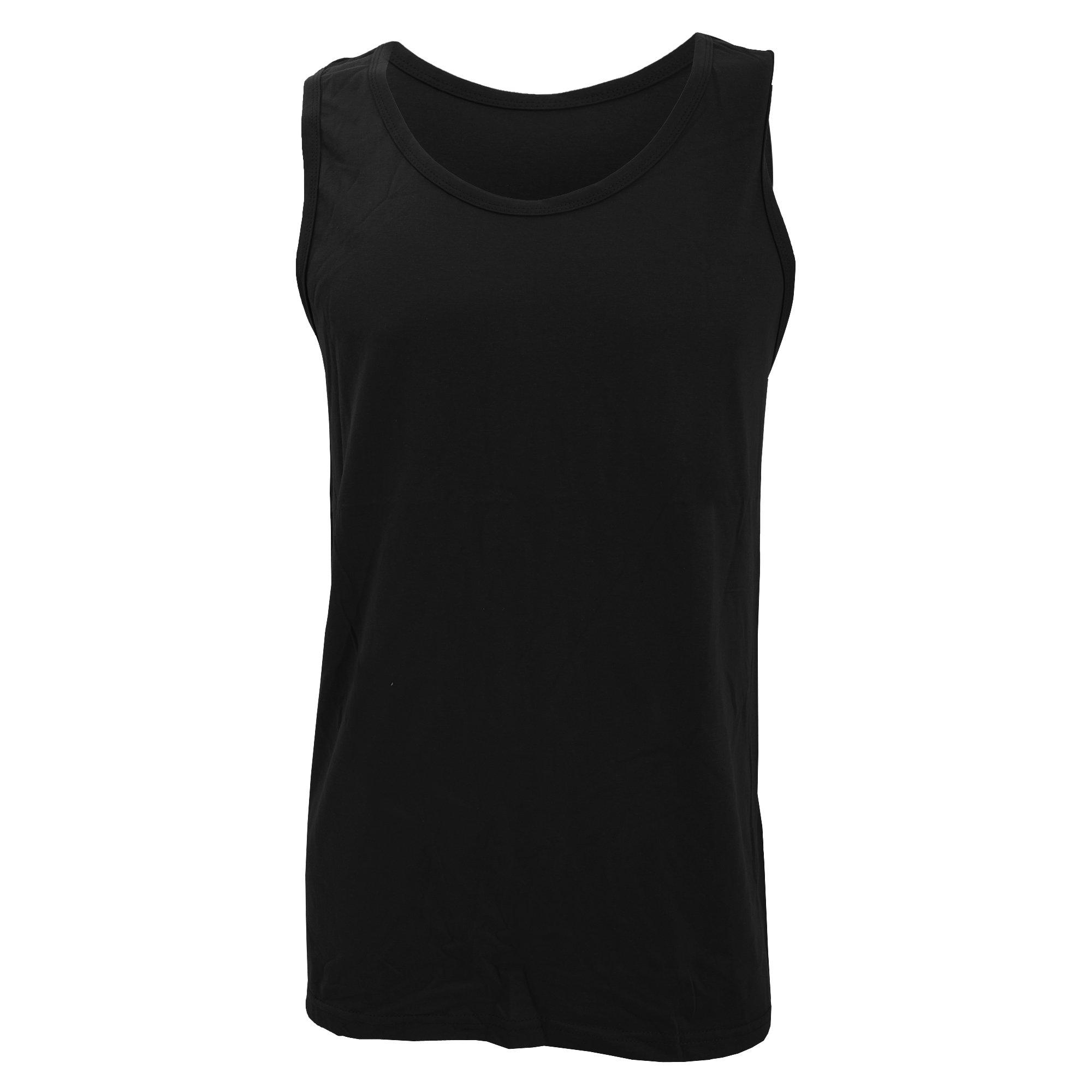 Image of Softstyle Tanktop Oberteil, Ärmellos Herren Schwarz S