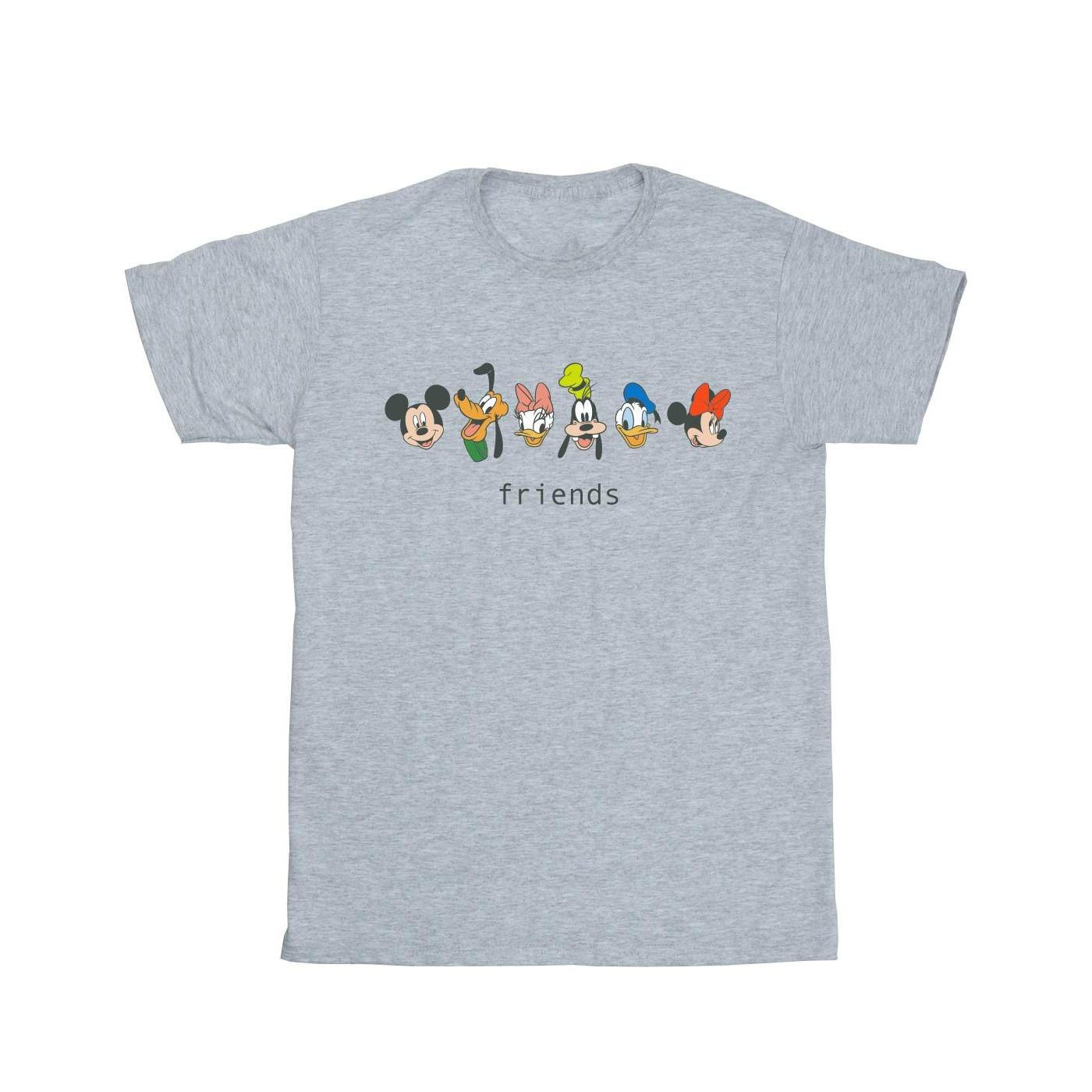 Image of Mickey Mouse And Friends Tshirt Damen Grau L